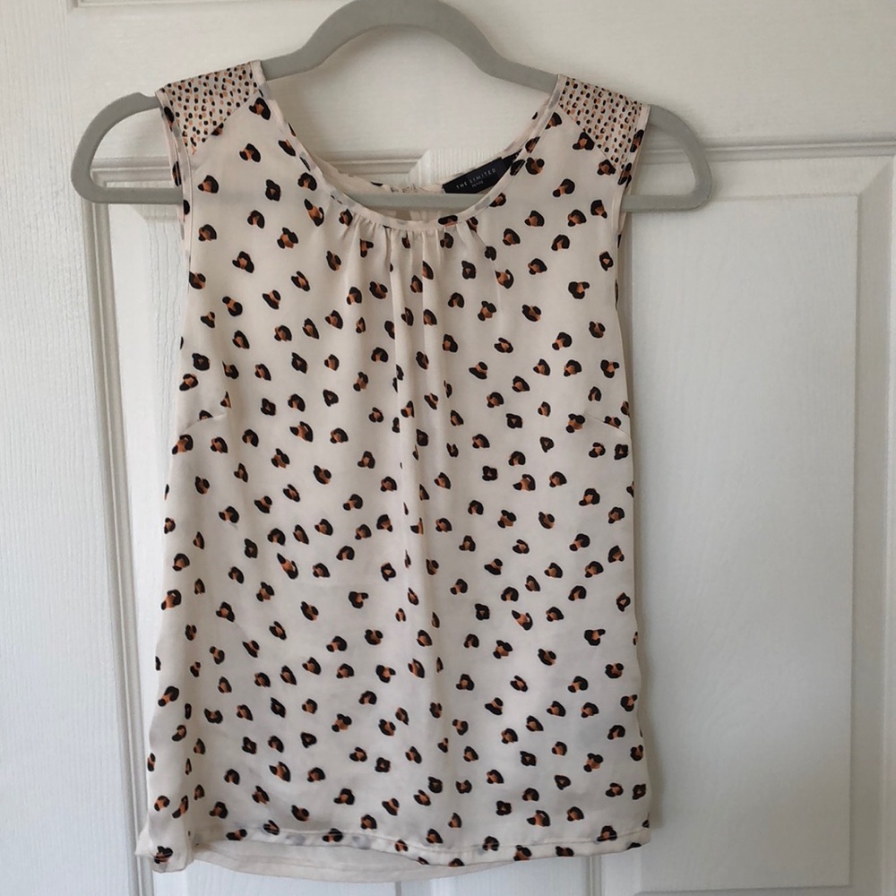 The Linited Cheetah Print Sleeveless Top